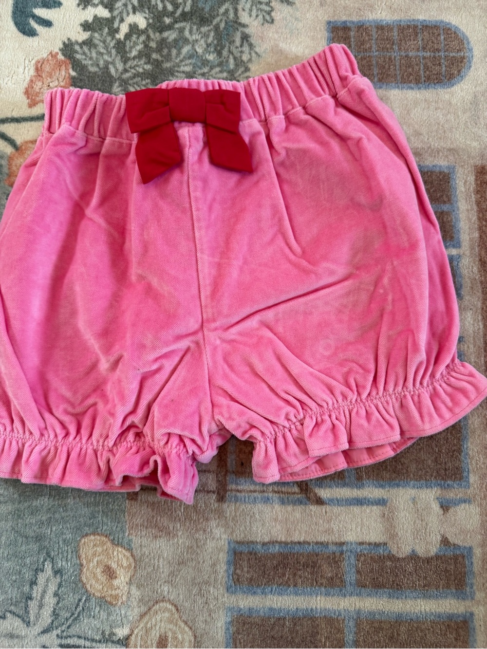 The Beaufort Bonnet Company Pink Shorts with Red Bow